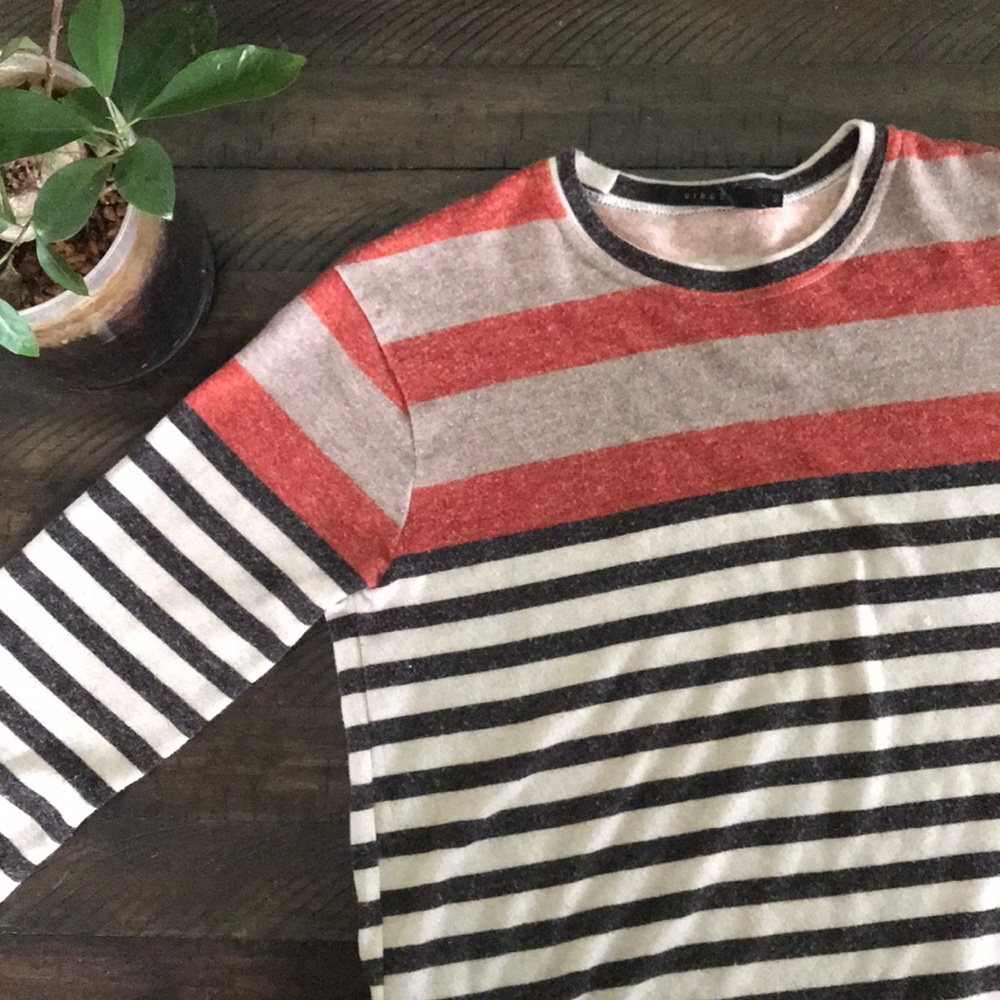 • Virus • unisex striped sweater